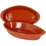 Mambocat Boris Auflaufform 2er Set 2 x Ovale Auflaufform