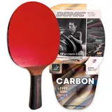 Donic Schildkröt Donic Schildkröt, Tischtennisschläger Waldner 5000 | Carbon-Holz in Premium-Qualität | ITTF Belag | konkaver Griff | Profi Wettkampf Tischtennis-Schläger