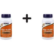 NOW Foods Aloe Vera 10.000 & Probiotika Kapseln 70 g