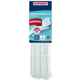 Leifheit Ersatzbezug Window Slider XL Abzieher Bezug, Wischbezug verwandelt Abzieher in Fensterwischer, 40 cm