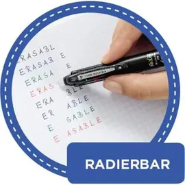 Pilot Pen PILOT FriXion Ball 4 Tintenroller schwarz 0,25 mm, Schreibfarbe: farbsortiert, 1 St.
