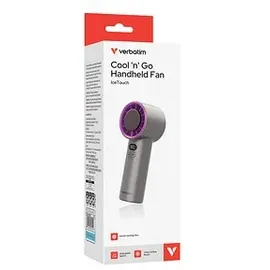 Verbatim Cool n Go IceTouch 15,58 cm Tischventilator Grau