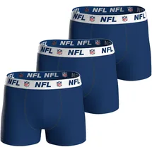 NFL Boxershorts NFL Shield blau/rot/weiß M 3er Pack