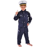 Polizei Kinder Kostüm 98-104 für Fasching Karneval Polizist