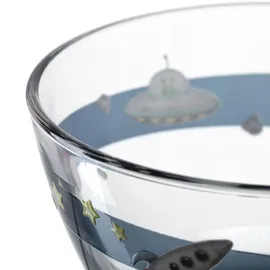 LEONARDO Schüssel Bambini Avventur, Kalk-Natron Glas, (Set, 6 Schüsseln, Kindermotiv, robust, Spülmaschinengeeignet bunt