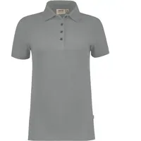 Hakro Damen Poloshirt Bio-Baumwolle Gots grau meliert