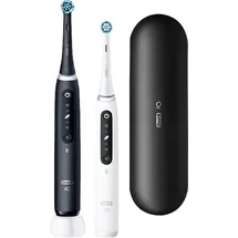 Oral-B iO Series 5 matte black + 2. Handstück matte white + Reisetui