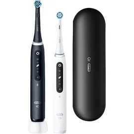 Oral-B iO Series 5 matte black + 2. Handstück matte white + Reisetui