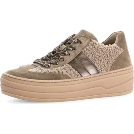 Gabor Plateau Schnürschuhe in Braun | Gr.: 38