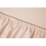 Kayori Spannbettlaken Mako-Satin 180 x 200 cm rosa