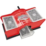 1/2 Stück Automatischer Kartenmischer für Spielkarten wie Pokerkarten with Hand Crank | Kartenmischmaschine, Manual Card Shuffler | Mischmaschine Karten Kartenmischer, Poker, Skip BO