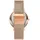 Paul Valentine Damen Armbanduhr WHITE MARBLE ROSE GOLD MESH 38 MM PV381011