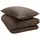 schlafgut Premium Knitted Jersey Uni Braun 135 x 200 cm + 40 x 80 cm