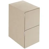 Keuco Edition 11 Art Sideboard 2 Frontauszüge, Innenbeleuchtung, Keramik, sahara