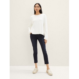 TOM TAILOR Damen Hose TAPERED RELAXED Relaxed Fit Blau