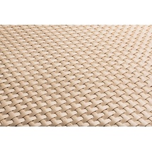 Progresja Rattan Art Polyrattan Balkonsichtschutz mit Metallösen - Beige 0,9m x 5m