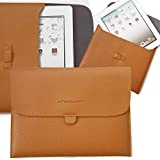 numerva Schutzhülle kompatibel mit iPad Pro 9.7 / iPad 2 3 4 / Air 2 Hülle Tablet Tasche Case Cover Braun