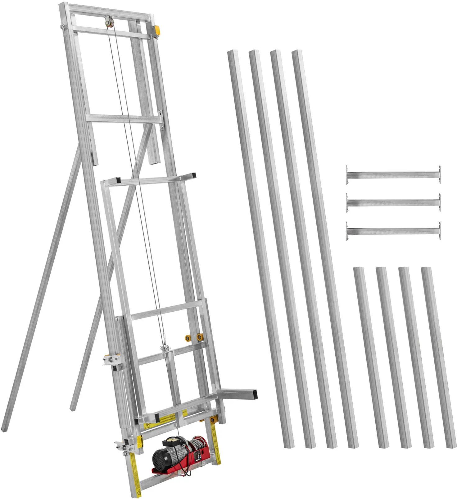 MSW Dachdecker-Aufzug - 10 m - bis 300 kg - senkrechtes Design auch für Flachdächer MSW-RF10S