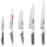 Global Messerset 5-tlg. Silber
