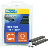 Rapid Zaun-Ringklammern 1.100 Stk. Grau