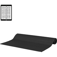 Best Sporting Pilatesmatte kompakt 173 x 61 x 0,3cm Yogamatte, ideal für unterwegs I inkl. Übungsanleitung I Sportmatte Fitnessmatte rutschfest I Yoga Mat aus schadstoffgeprüftem PVC