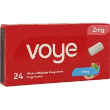 fertin pharma a/s Voye Mint 2 mg Wirkstoffhaltige Kaugummis mit Nikotin 24 St.