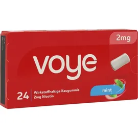 fertin pharma a/s Voye Mint 2 mg Wirkstoffhaltige Kaugummis mit Nikotin 24 St.
