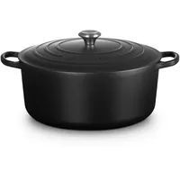Le Creuset Signature Bräter 34 cm rund schwarz