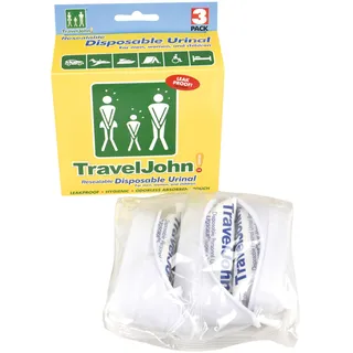Care Plus TRAVEL JOHN Wegwerf Urinal 3 Stück