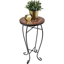 Tectake Balkontisch Blumenhocker Mosaik