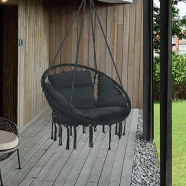 casa.pro Hängesessel Kailua Schwarz