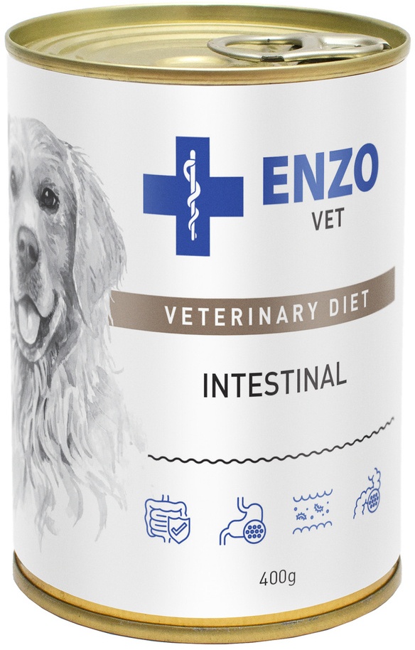 ENZO VET Darm-Diät mit Erkrankungen des Verdauungstraktes mit Lamm für Hunde 16x400g (Rabatt für Stammkunden 3%)