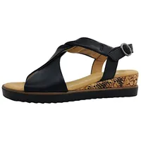 Gabor Comfort Sandale Damen Schwarz 37,5