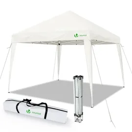 VOUNOT Faltpavillon 3 x 3 m inkl. 4 Seitenteile Weiß