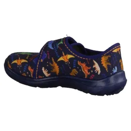 Beck Dinosaurier Slipper Blau 29