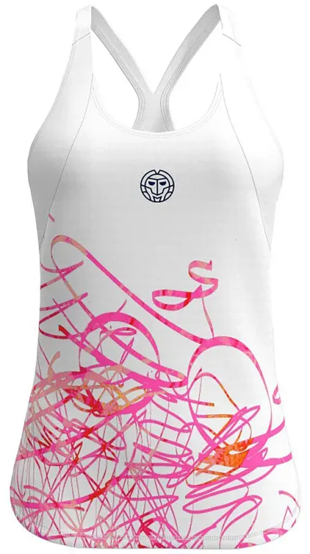 BIDI BADU Decoration Tennis-Tanktop Damen WH - white L