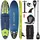 AQUALUST 10.6 iSUP Board 320 x 76 x 15 cm blau