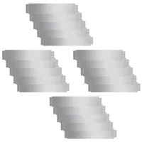 vidaXL 20x Rasenkante Verzinkt 100x20 cm