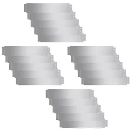 vidaXL 20x Rasenkante Verzinkt 100x20 cm