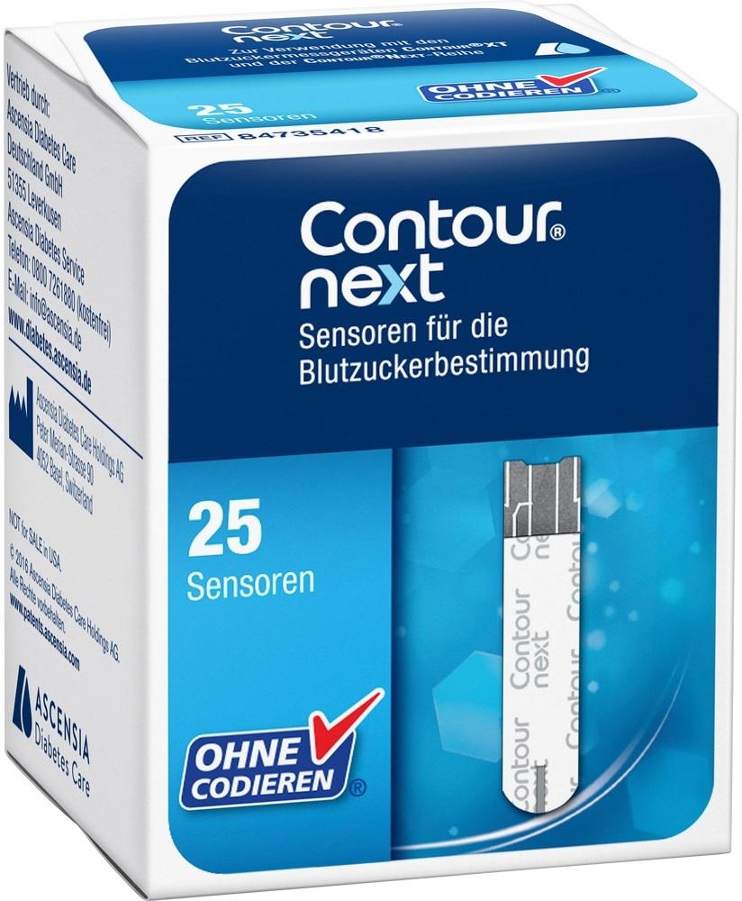 contour next sensoren