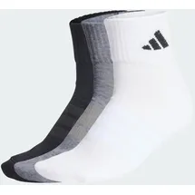 adidas Cushioned Sportswear Ankle Socken 3er Pack Schwarz/Grau/Weiß 46-48