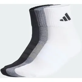 adidas Cushioned Sportswear Ankle Socken 3er Pack Schwarz/Grau/Weiß 46-48