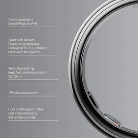 Oura Ring 5 Größe 8 Silver
