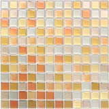 HyFanStr 3D fliesenaufkleber küche, Selbstklebende 3D mosaik fliesenaufkleber Bad Fliesendekor Aufkleber 23.6X23.6cm (4er Pack)