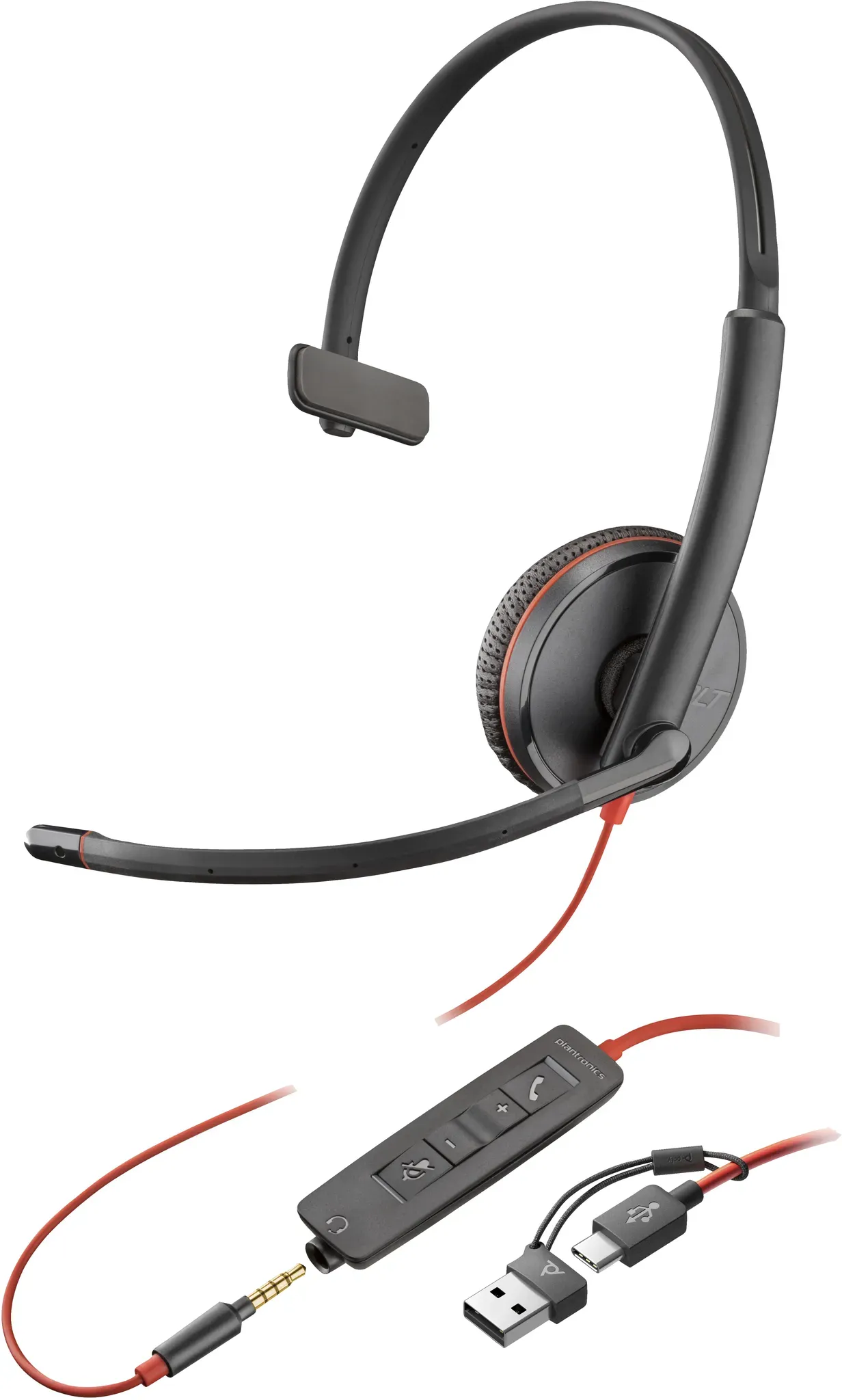 Preisvergleich Produktbild HP Poly Blackwire 3215 - Blackwire 3200 Series - Headset