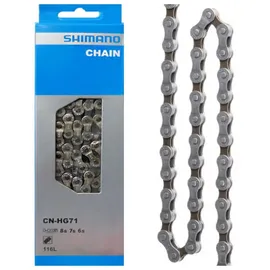 Shimano HG71 Kette Silber 116 Glieder