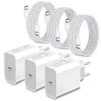 3Pack 45W USB C Ladegerät mit Ladekabel für Samsung Galaxy S24/S24 Plus/S24 Ultra/S23 FE S22 S21/A25 A55 A54 A53 A15 5G/Z Fold 4 5/Z Filp/Tab S7 S8 S9,Typ C Netzteil Schnellladegerät/Handy Ladestecker