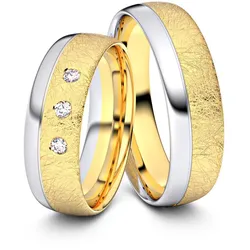 Trauringe Esslingen 750er Gelb-/Weiflgold - 2063