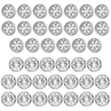 40 Pcs Starlock Sicherungsscheiben Edelstahl Klemmscheiben Hitzeschutzblech 304 Edelstahl Starlock-Unterlegscheiben Hitzeblech Starlock Scheiben Metall Sicherungsscheiben für Verschiedene Autos