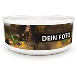 Tassendruck Schüssel selbst individuell gestalten/Personalisierbar mit eigenem Foto bedrucken/Fototasse/Motivtasse/Werbetasse/Firmentasse mit Logo/Schüssel - 15 cm Durchmesser